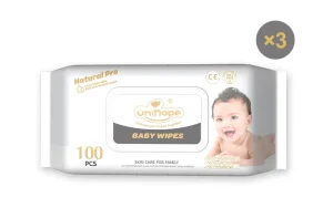 Unihope Baby Wipes 100 Piece Pack