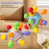 my-11134207-820l4-mf6p7d0to7bj0a.webp Manhattan Handball Food Grade Silicone Baby Teether Catching Skills Shake Sound