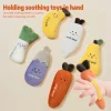 Baby Sleeping Toy Anti Scare Soothing Hand Ring Doll Mushroom Radish