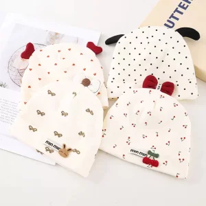 Random Newborn Cute Baby Hat 0-18 Months Soft Breathable Cap Boy Girl