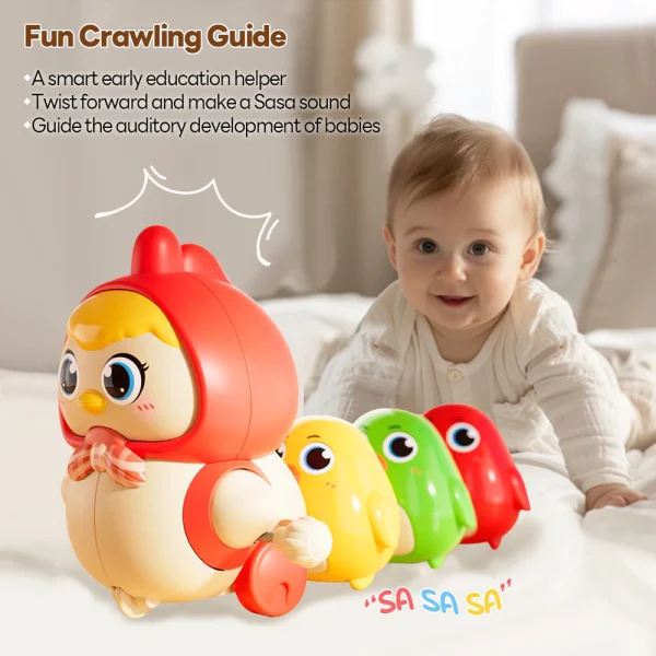 Walking Animal Baby Swinging Magnetic Chicken Clockwork Toy