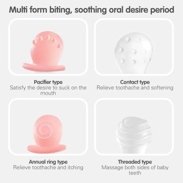 Silicone Teether BPA Free Baby Chew Toys