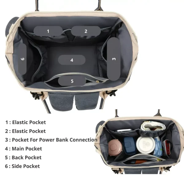 Multipurpose Baby Diaper Backpack