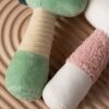 0aab8aac-97d1-4725-9608-6df31721788d.jpg Soft Plush Baby Animal Hand Rattle Toy Educational Sensory Toy for Infants Toddlers Dino & Unicorn Design