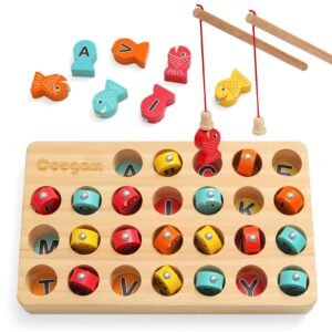 71Fd6w5qwDL.jpg Coogam Wooden Magnetic Fishing Game
