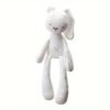 7a1491fb-3fa4-4c71-8bf7-690a0061b856.jpg Cute Long-Legged Bunny Plush Doll Soft White Stuffed Animal Toy for Kids Room Décor & Gift Collection