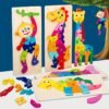 96bfbd3298c13b68bbb02a7eaeec156b.jpg Colorful Wooden Animal Puzzle Educational Learning Toy with Multi-Color Pieces for Kids