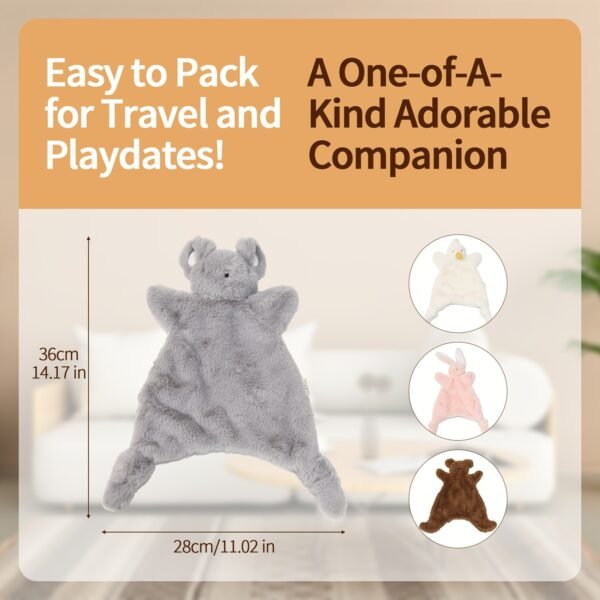 b052b010-5ce4-4206-8134-e385fb69b8d8.jpg Soft Baby Lovey Security Blanket Comfort Plush Toy for Newborn Infants Sleeping & Emotional Support