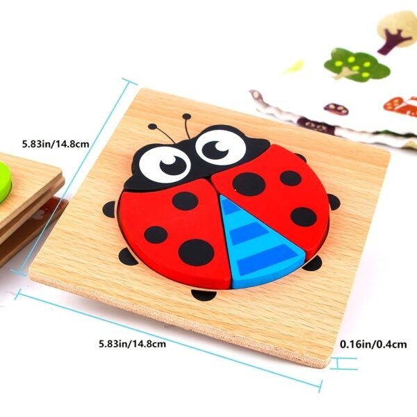 c363a9c3940dd4c78fad4dae0299f79d.jpg Thick Wooden Animal & Vehicle Puzzle Educational Toy Set for Kids Early Learning Play