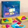 3D Puzzle Battle Toy Set with 20 Challenge Cards Educational Logical Thinking & Brain Training Game