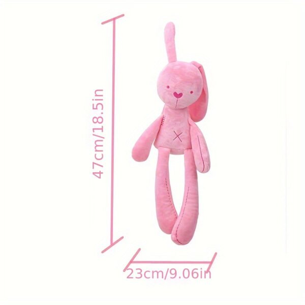 f0524af2-15dd-11ef-babe-0a580a6611d6.jpg Cute Long-Legged Bunny Plush Doll Soft White Stuffed Animal Toy for Kids Room Décor & Gift Collection